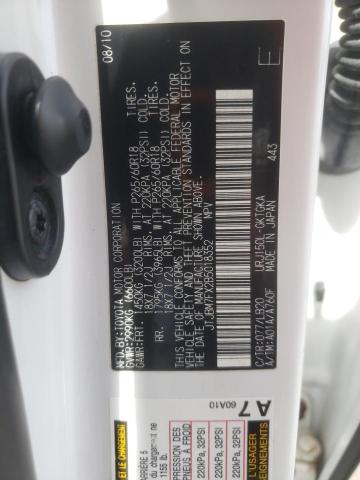 Photo 10 from auction – 2011 LEXUS GX 460 with VIN JTJBM7FX2B5018352