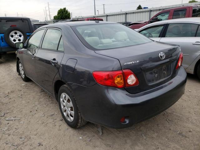 Photo 3 from auction – 2009 TOYOTA COROLLA BA with VIN 2T1BU40E19C162223