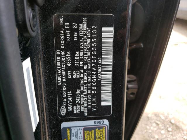 Photo 10 from auction – 2015 KIA OPTIMA EX with VIN 5XXGN4A70FG355132