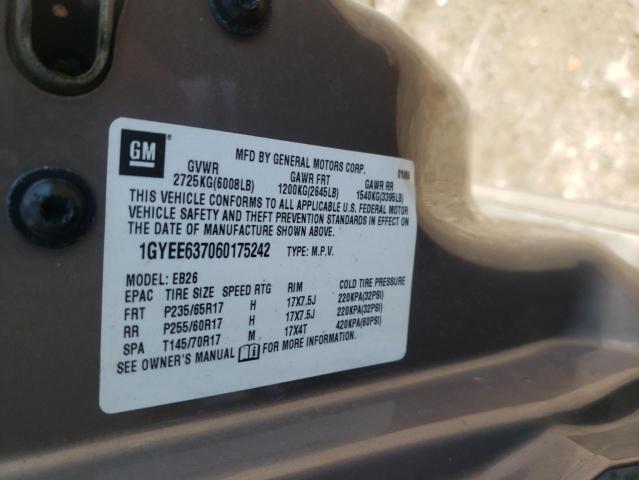 Photo 10 from auction – 2006 CADILLAC SRX with VIN 1GYEE637060175242