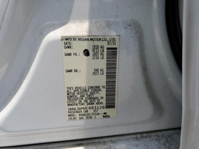 Photo 10 from auction – 2015 NISSAN ALTIMA 2.5 with VIN 1N4AL3AP4FC483126