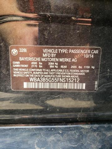 Photo 10 from auction – 2015 BMW 328 XI SUL with VIN WBA3B5G55FNS15212