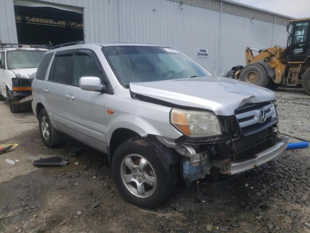 HONDA PILOT EX 2006 with VIN 2HKYF18566H540844 - Photo from auction
