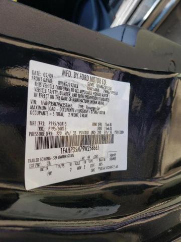 Photo 10 from auction – 2009 FORD FOCUS SE with VIN 1FAHP35N79W258665