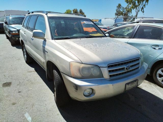 TOYOTA HIGHLANDER 2001 with VIN JTEHF21A710006217 - Photo from auction