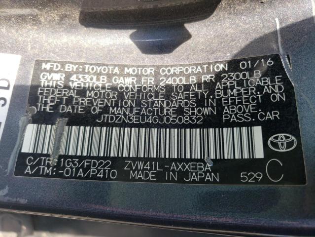 Photo 10 from auction – 2016 TOYOTA PRIUS V with VIN JTDZN3EU4GJ050832