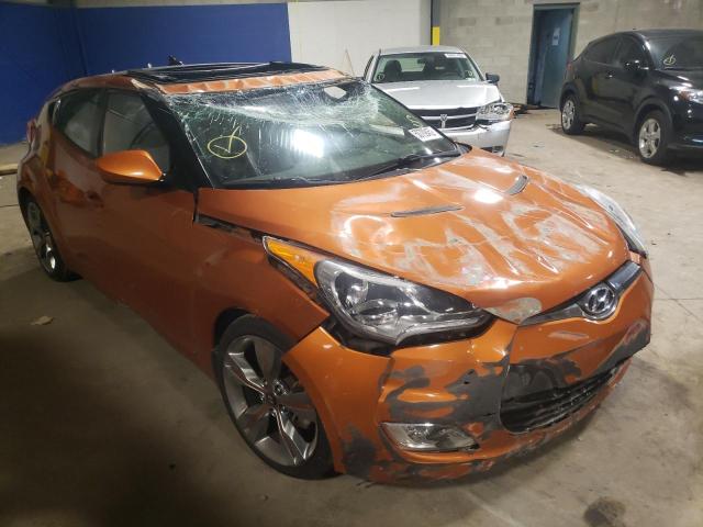 HYUNDAI VELOSTER 2013 with VIN KMHTC6AD1DU100532 - Photo from auction