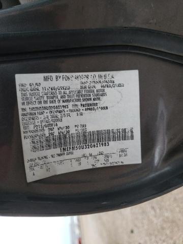 Foto 10 de la subasta – 2002 MERCURY SABLE GS con VIN 1MEFM50U32G621983