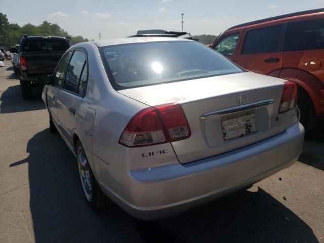 Photo 3 from auction – 2001 HONDA CIVIC LX with VIN 2HGES16591H572689