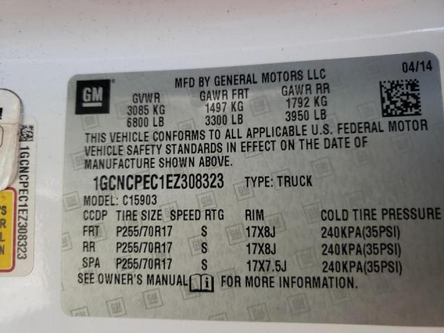 Photo 10 from auction – 2014 CHEVROLET SILVERADO with VIN 1GCNCPEC1EZ308323