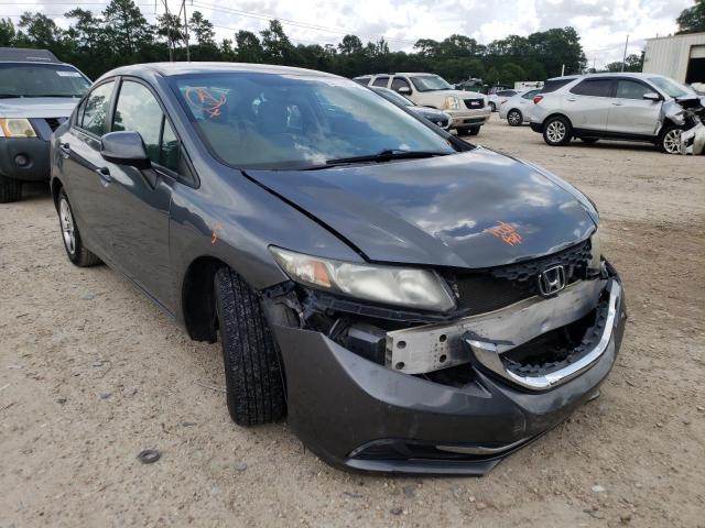 HONDA CIVIC LX 2013 with VIN 19XFB2F55DE221433 - Photo from auction