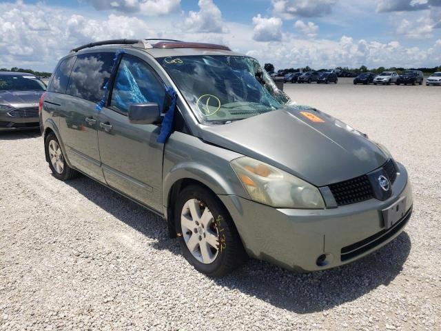 NISSAN QUEST S 2005 with VIN 5N1BV28U05N130623 - Photo from auction