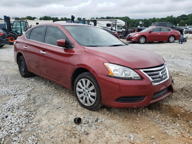 NISSAN SENTRA S 2015 with VIN 3N1AB7AP2FY248240 - Photo from auction