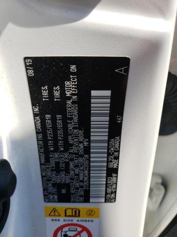 Photo 10 from auction – 2019 LEXUS RX 350 BAS with VIN 2T2BZMCA8KC209758
