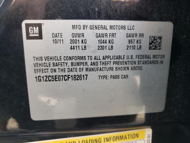 Photo 10 from auction – 2012 CHEVROLET MALIBU 1LT with VIN 1G1ZC5E07CF182617