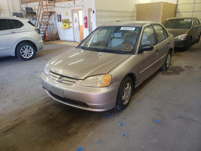 Photo 2 from auction – 2001 HONDA CIVIC LX with VIN 1HGES16591L070865