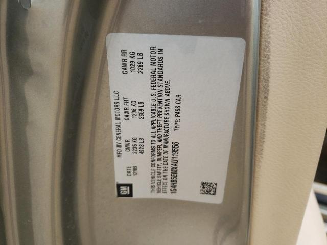 Photo 10 from auction – 2010 BUICK LUCERNE CX with VIN 1G4HB5EMXAU119556