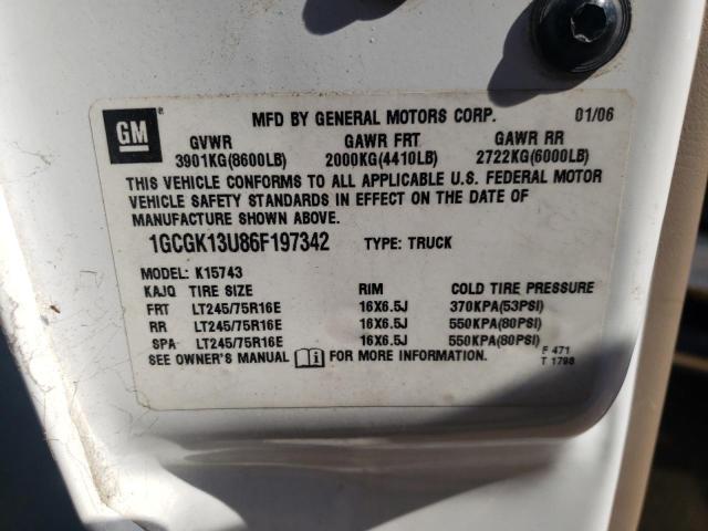 Photo 10 from auction – 2006 CHEVROLET SILVERADO with VIN 1GCGK13U86F197342