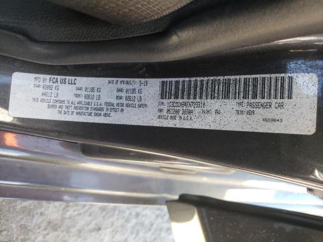 Photo 10 from auction – 2015 CHRYSLER 200 LIMITE with VIN 1C3CCCAB4FN723310