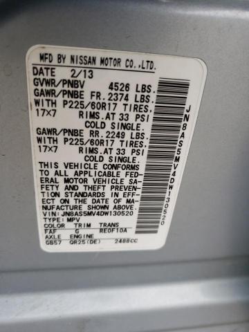 Photo 10 from auction – 2013 NISSAN ROGUE S with VIN JN8AS5MV4DW130520