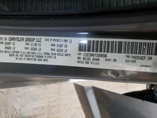 Photo 10 from auction – 2012 CHRYSLER 200 LX with VIN 1C3CCBAB7CN268586