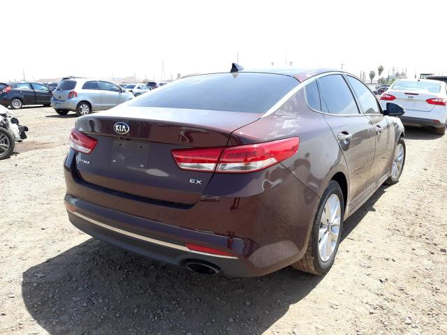 Photo 4 from auction – 2016 KIA OPTIMA EX with VIN 5XXGU4L32GG109584