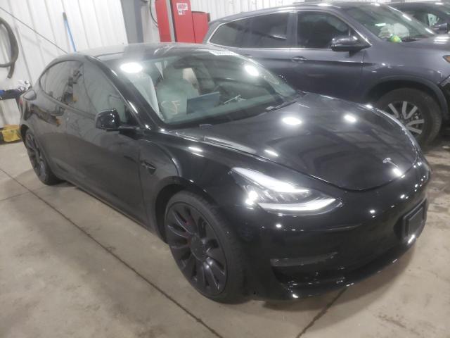 TESLA MODEL 3 2021 with VIN 5YJ3E1EC6MF856353 - Photo from auction