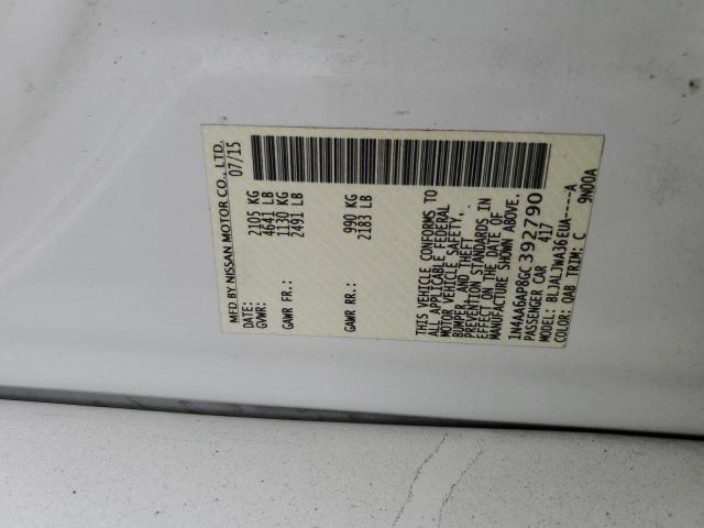 Photo 10 from auction – 2016 NISSAN MAXIMA 3.5 with VIN 1N4AA6AP8GC392790