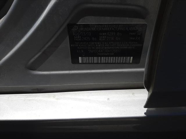 Photo 10 from auction – 2011 HYUNDAI SONATA SE with VIN 5NPEC4AC2BH128811