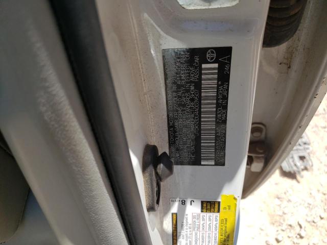Photo 10 from auction – 2010 TOYOTA PRIUS with VIN JTDKN3DU4A0039507