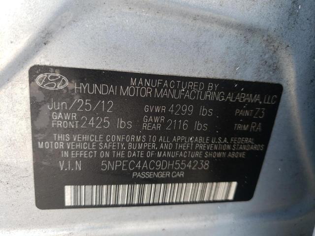 Photo 10 from auction – 2013 HYUNDAI SONATA SE with VIN 5NPEC4AC9DH554238