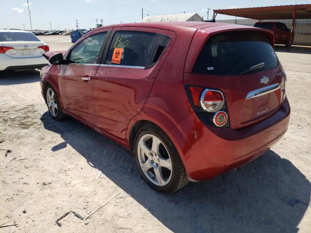 Photo 3 from auction – 2012 CHEVROLET SONIC LTZ with VIN 1G1JF6SBXC4167296
