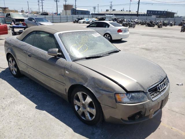 AUDI A4 1.8 CAB 2003 with VIN WAUAC48H93K021822 - Photo from auction