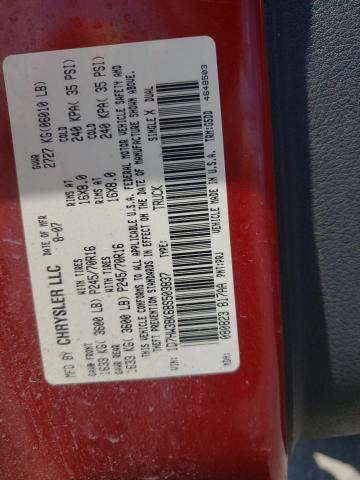 Photo 10 from auction – 2008 DODGE DAKOTA SXT with VIN 1D7HW38K68S503837