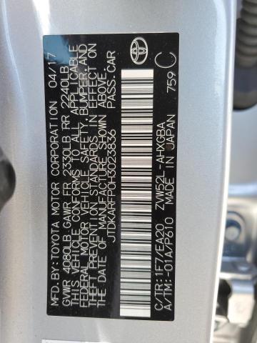 Photo 10 from auction – 2017 TOYOTA PRIUS PRIM with VIN JTDKARFP0H3023836