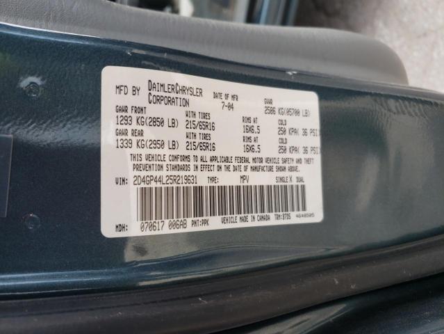 Photo 10 from auction – 2005 DODGE GRAND CARA with VIN 2D4GP44L25R219631