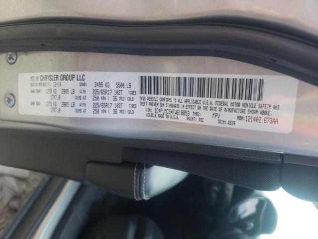 Photo 10 from auction – 2015 JEEP CHEROKEE L with VIN 1C4PJMCSXFW618853