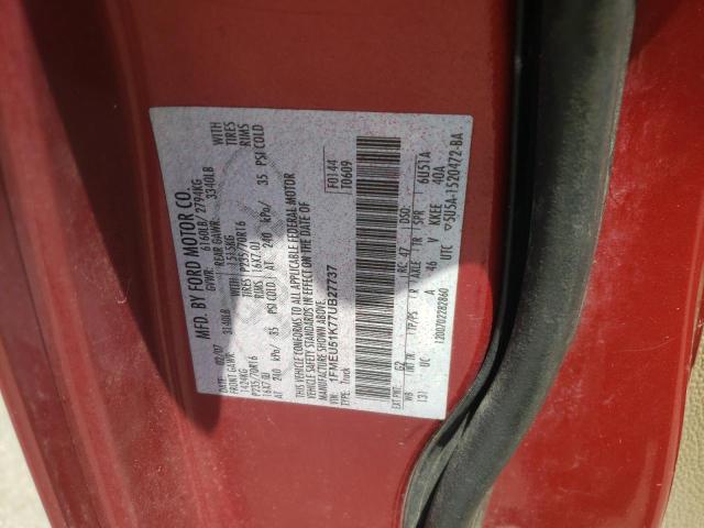 Photo 10 from auction – 2007 FORD EXPLORER S with VIN 1FMEU51K77UB27737