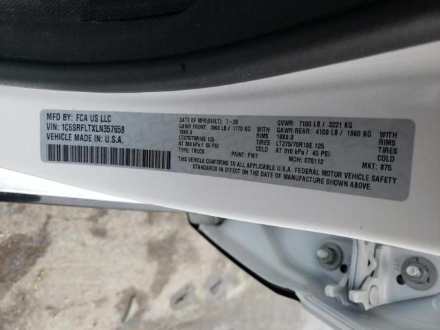 Photo 10 from auction – 2020 RAM 1500 REBEL with VIN 1C6SRFLTXLN357658