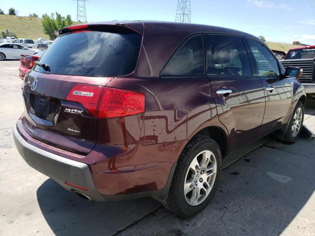 Photo 4 from auction – 2008 ACURA MDX TECHNO with VIN 2HNYD28378H537418