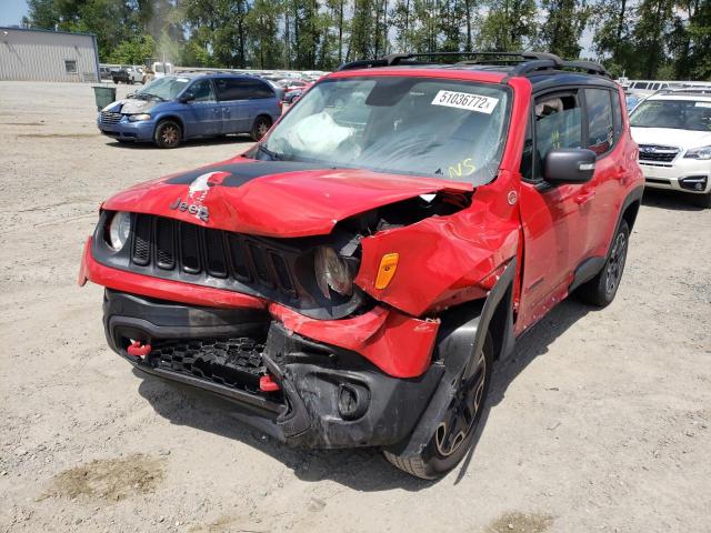 Photo 2 from auction – 2017 JEEP RENEGADE T with VIN ZACCJBCB7HPE63360