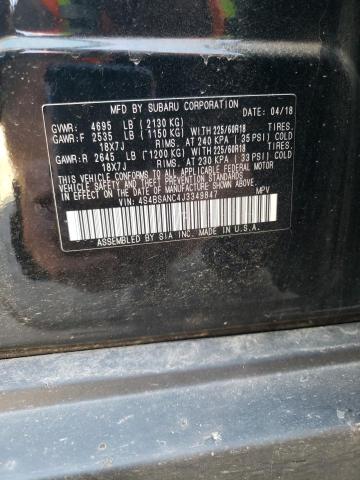 Photo 10 from auction – 2018 SUBARU OUTBACK 2. with VIN 4S4BSANC4J3349847