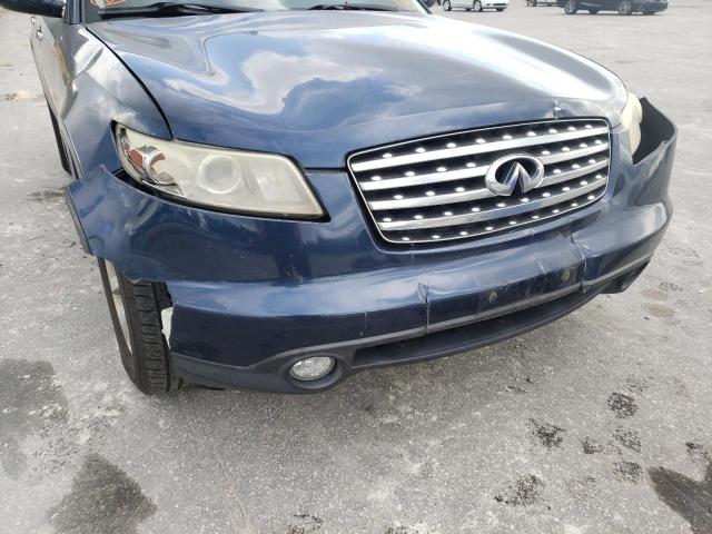 Photo 9 from auction – 2005 INFINITI FX35 with VIN JNRAS08W15X207115