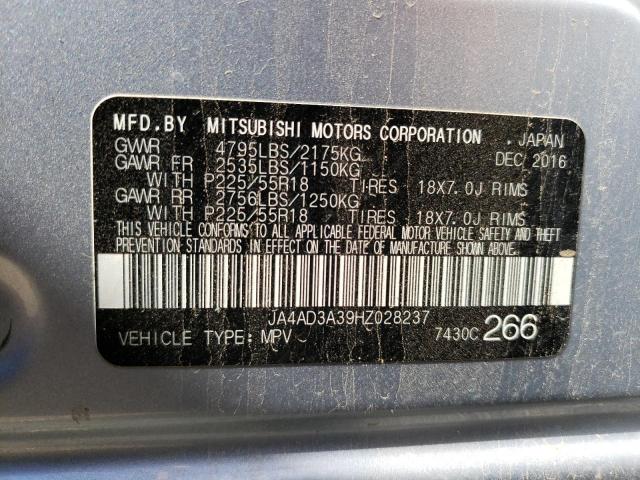 Photo 10 from auction – 2017 MITSUBISHI OUTLANDER with VIN JA4AD3A39HZ028237