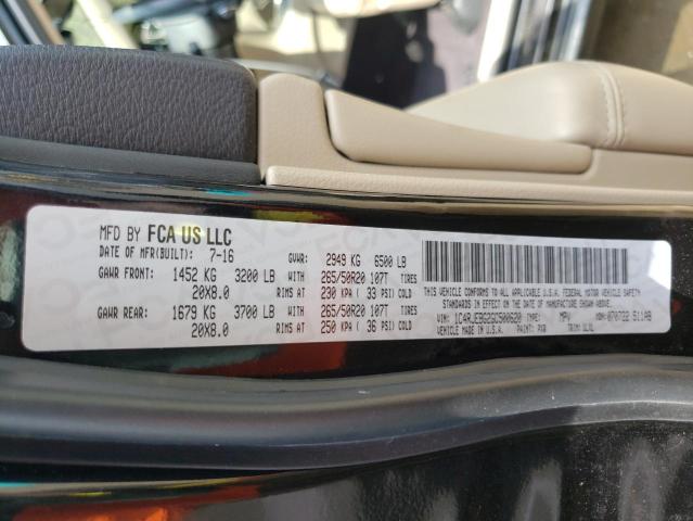 Photo 10 from auction – 2016 JEEP GRAND CHER with VIN 1C4RJEBG2GC500620