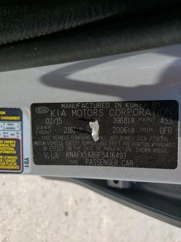 Photo 10 from auction – 2015 KIA FORTE EX with VIN KNAFX5A89F5416497