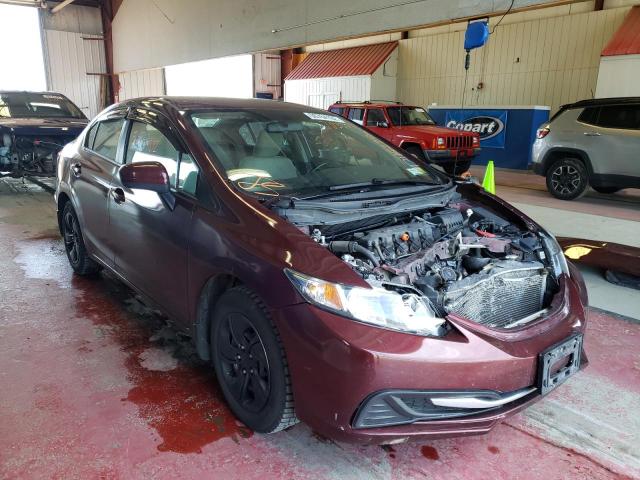 HONDA CIVIC LX 2015 with VIN 19XFB2F50FE702273 - Photo from auction