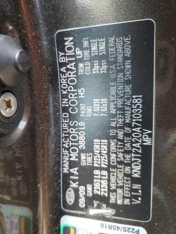 Photo 10 from auction – 2010 KIA SOUL + with VIN KNDJT2A20A7103581