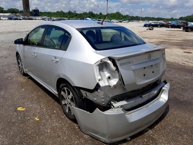 Photo 3 from auction – 2012 NISSAN SENTRA 2.0 with VIN 3N1AB6AP2CL756582
