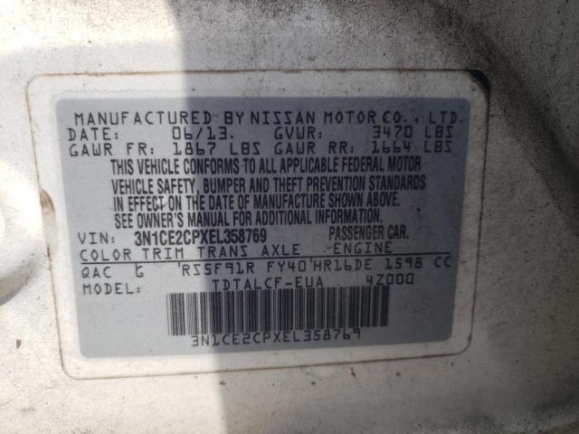 Photo 10 from auction – 2014 NISSAN VERSA NOTE with VIN 3N1CE2CPXEL358769